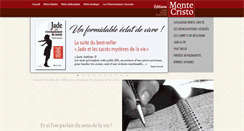 Desktop Screenshot of montecristo-editions.com