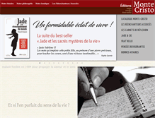 Tablet Screenshot of montecristo-editions.com